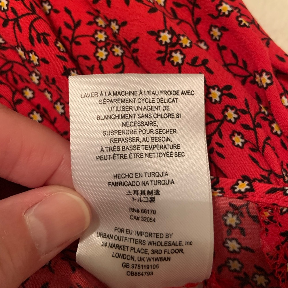 Free People Clara Tie-Front Tunic in Red - Picture 13 of 16